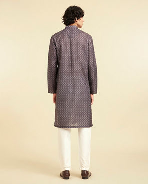Diwas Men Brown Elegance Kurta Pajama