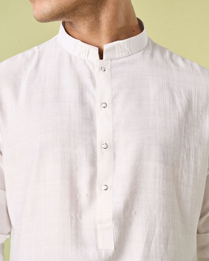 Diwas Men Effervescent White Kurta Pajama