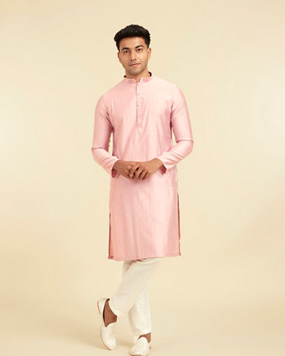 Diwas Men Dusty Pink Royal Celebrity Kurta Pajama
