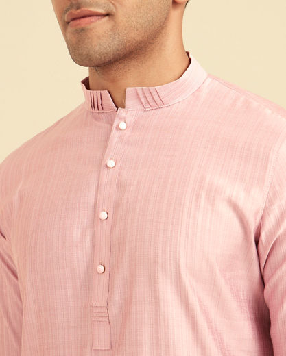 Diwas Men Dusty Pink Royal Celebrity Kurta Pajama