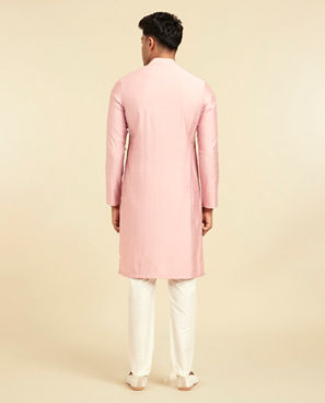 Diwas Men Dusty Pink Royal Celebrity Kurta Pajama