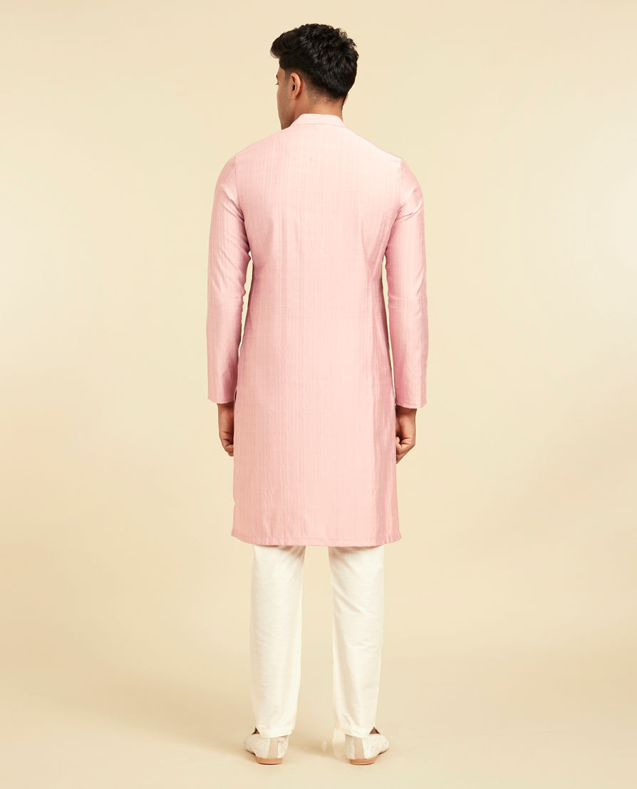 Diwas Men Dusty Pink Royal Celebrity Kurta Pajama