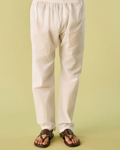 Diwas Men Cream Delight Kurta Pajama