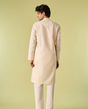 Diwas Men Cream Delight Kurta Pajama