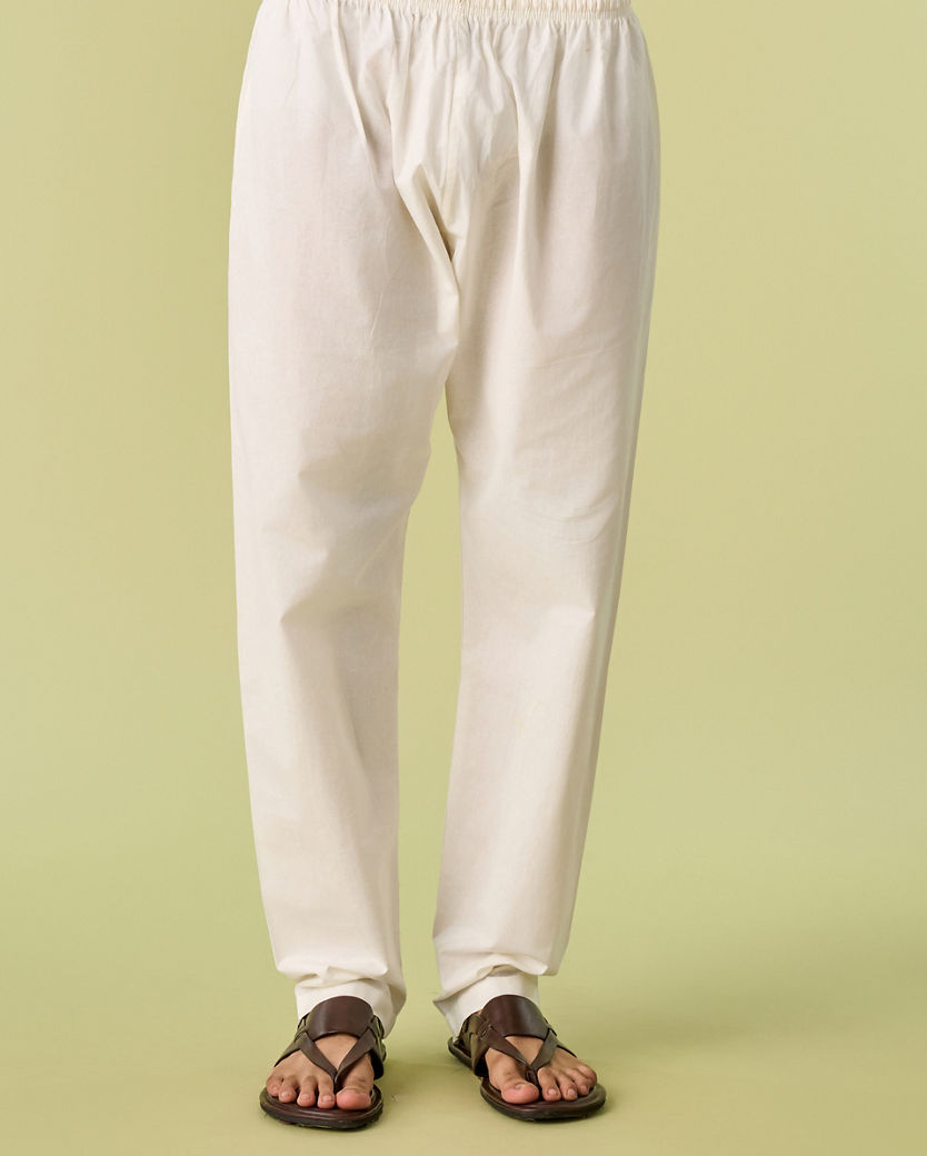 Diwas Men Cream Elegance Kurta Pajama