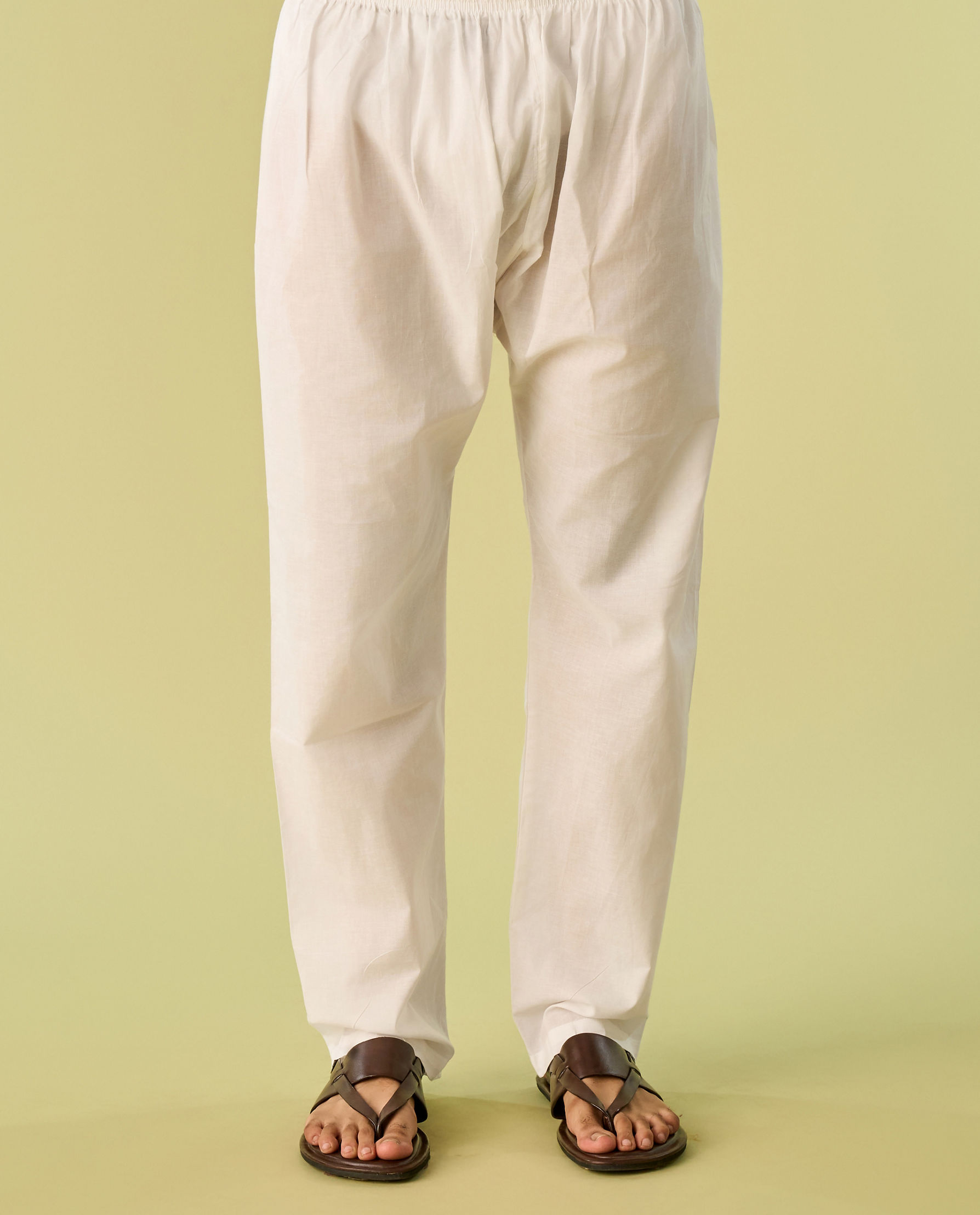 Diwas Men Brown Cotton Kurta Pajama