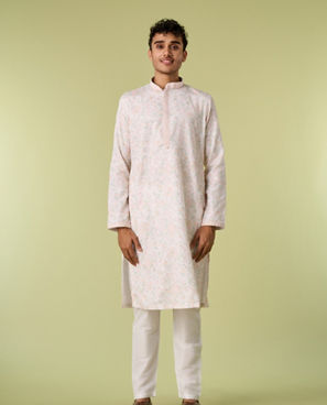 Diwas Men Warm White Elegance Kurta Pajama