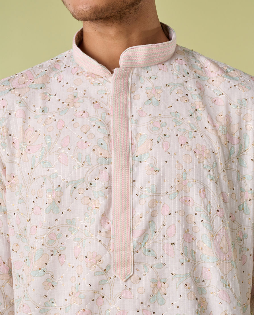 Diwas Men Warm White Elegance Kurta Pajama