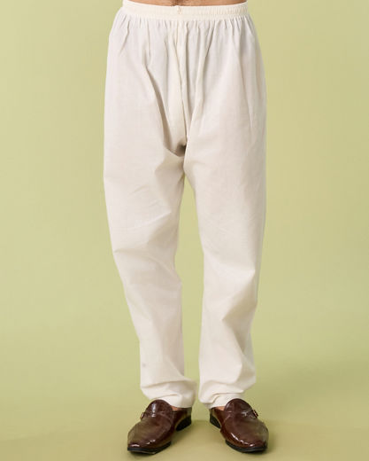 Diwas Men Olive Green Elegance Kurta Pajama