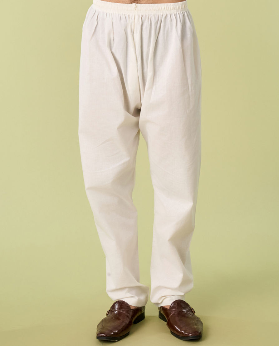 Diwas Men Olive Green Elegance Kurta Pajama