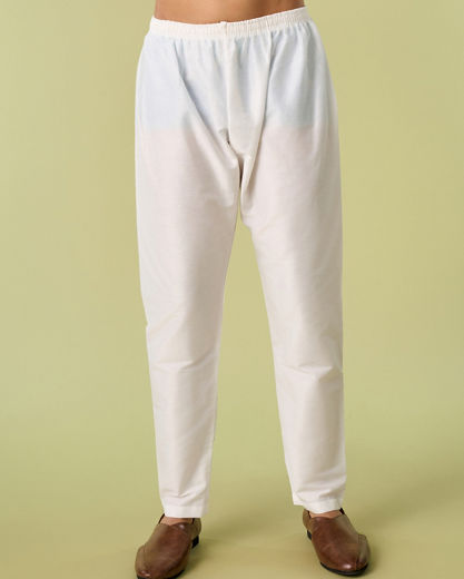 Diwas Men Elegance Aesthetics White Kurta Pajama