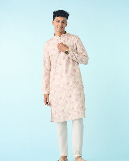 Diwas Men Lilac Exquisite Kurta Pajama