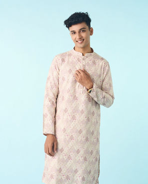 Diwas Men Lilac Exquisite Kurta Pajama