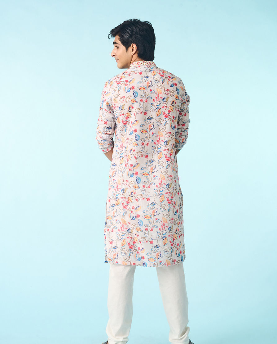 Diwas Men Cream Radiance Kurta Pajama