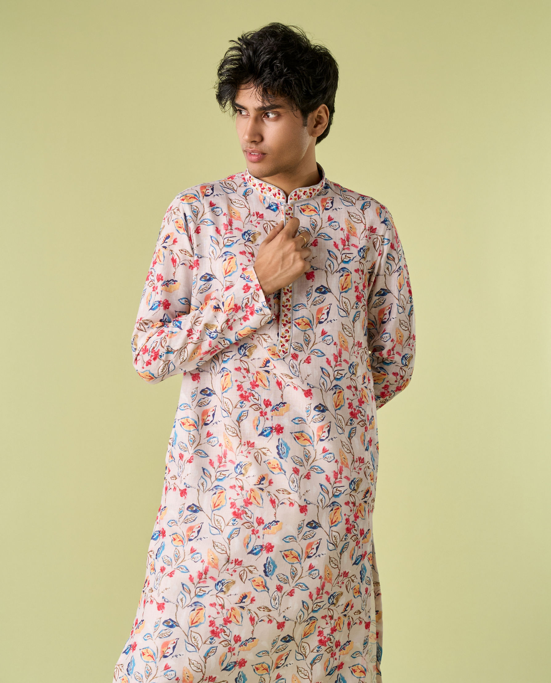 Diwas Men Cream Radiance Kurta Pajama