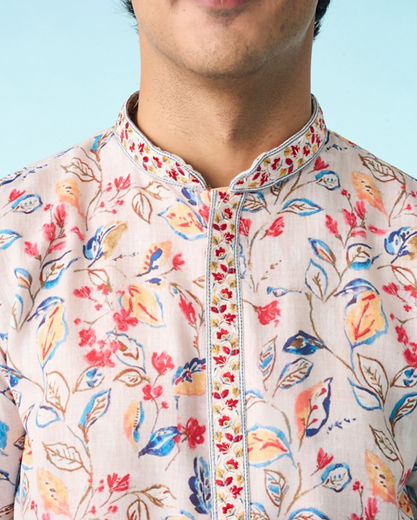 Diwas Men Cream Radiance Kurta Pajama