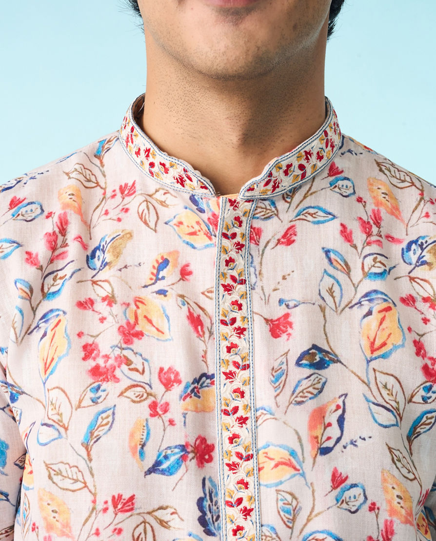 Diwas Men Cream Radiance Kurta Pajama