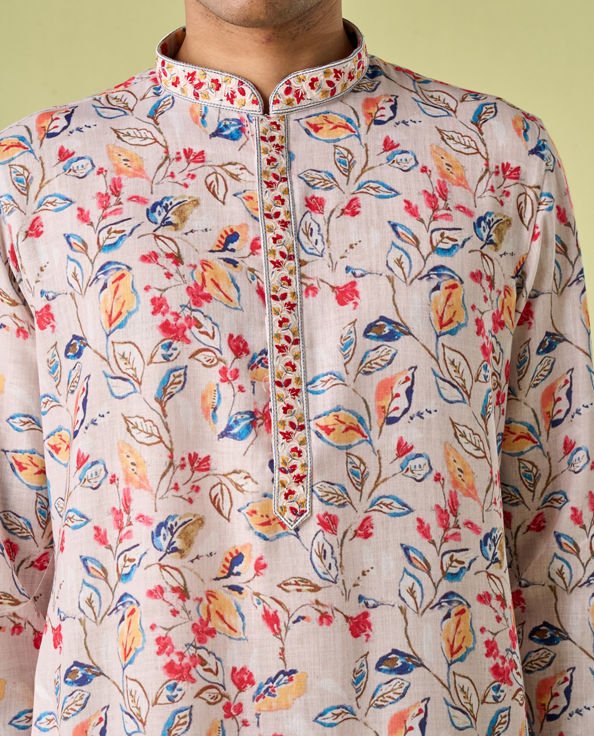 Diwas Men Cream Radiance Kurta Pajama