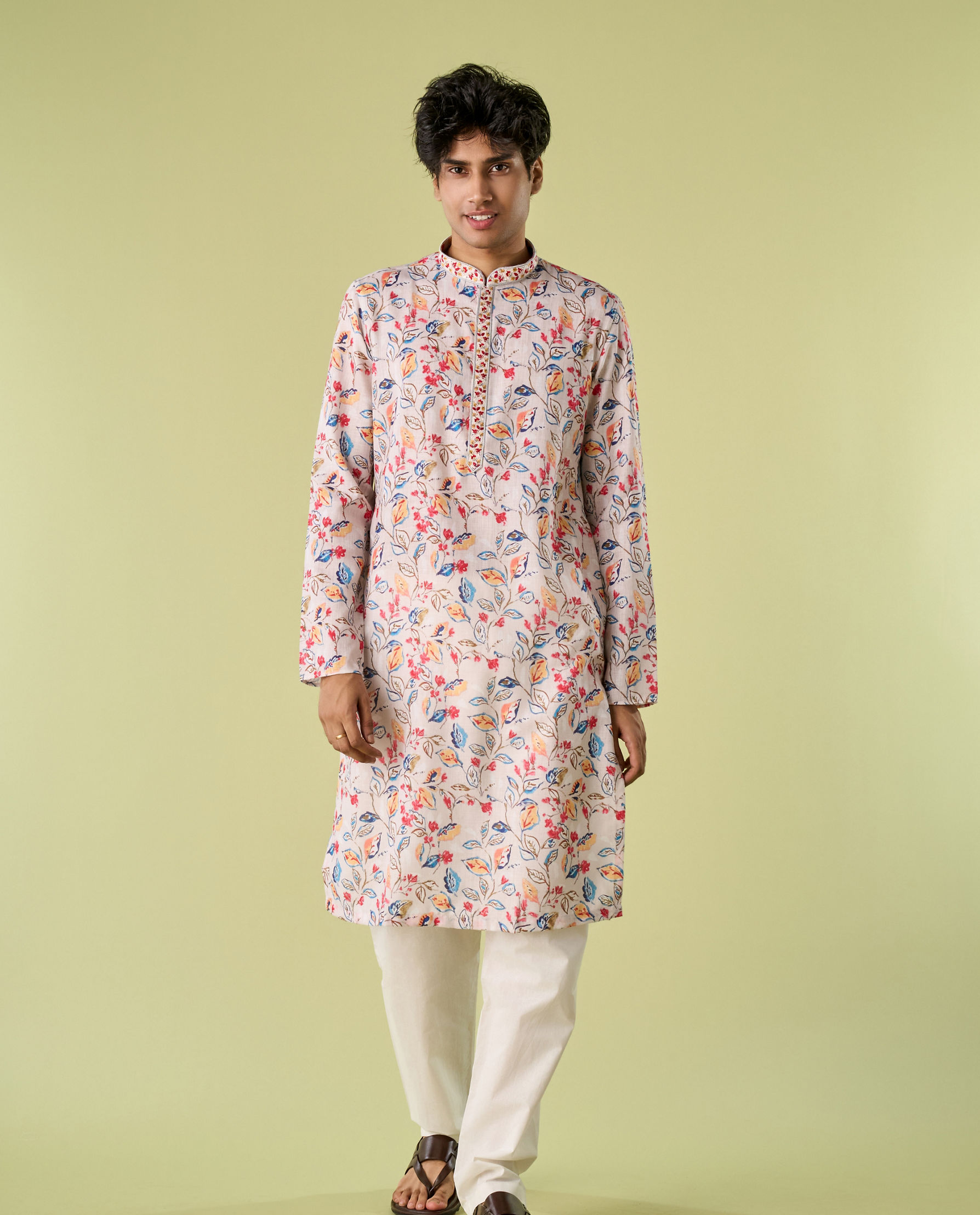 Diwas Men Cream Radiance Kurta Pajama