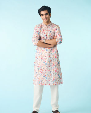 Diwas Men Cream Radiance Kurta Pajama