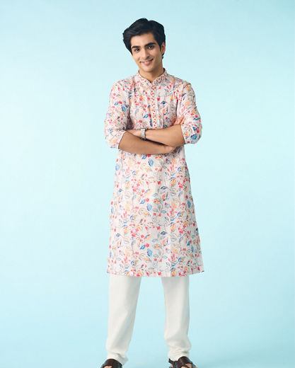Diwas Men Cream Radiance Kurta Pajama