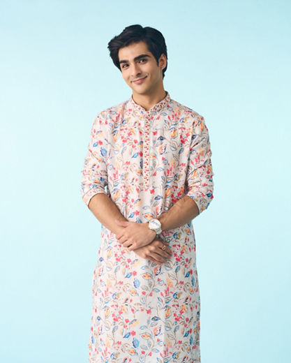Diwas Men Cream Radiance Kurta Pajama