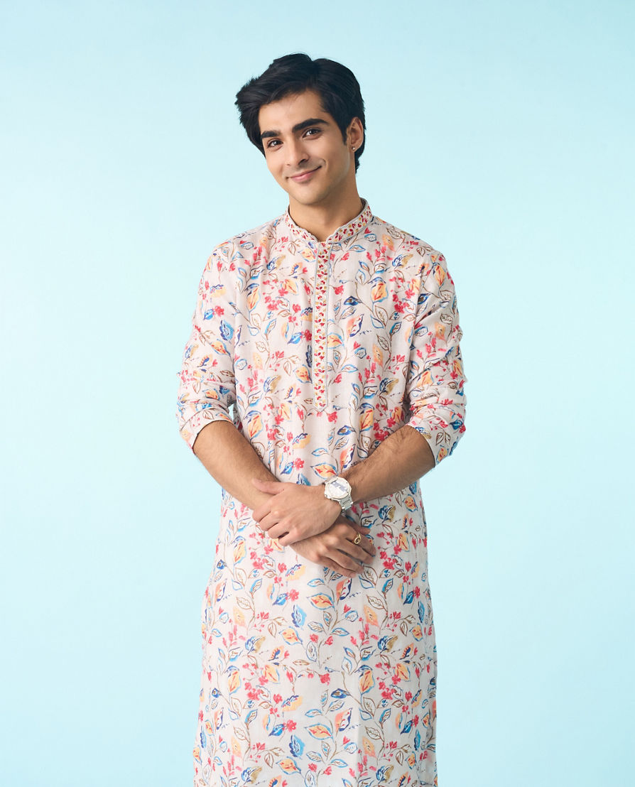 Diwas Men Cream Radiance Kurta Pajama