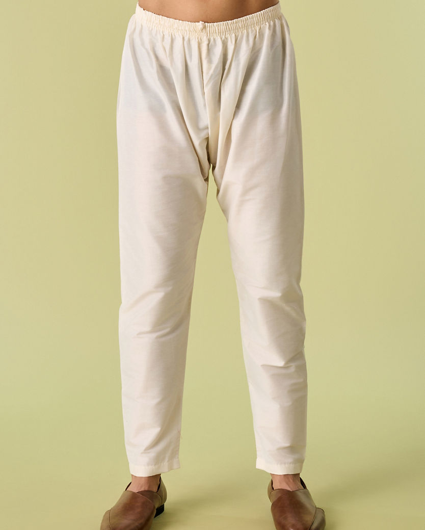 Diwas Men Peachy Pink Elegance Kurta Pajama