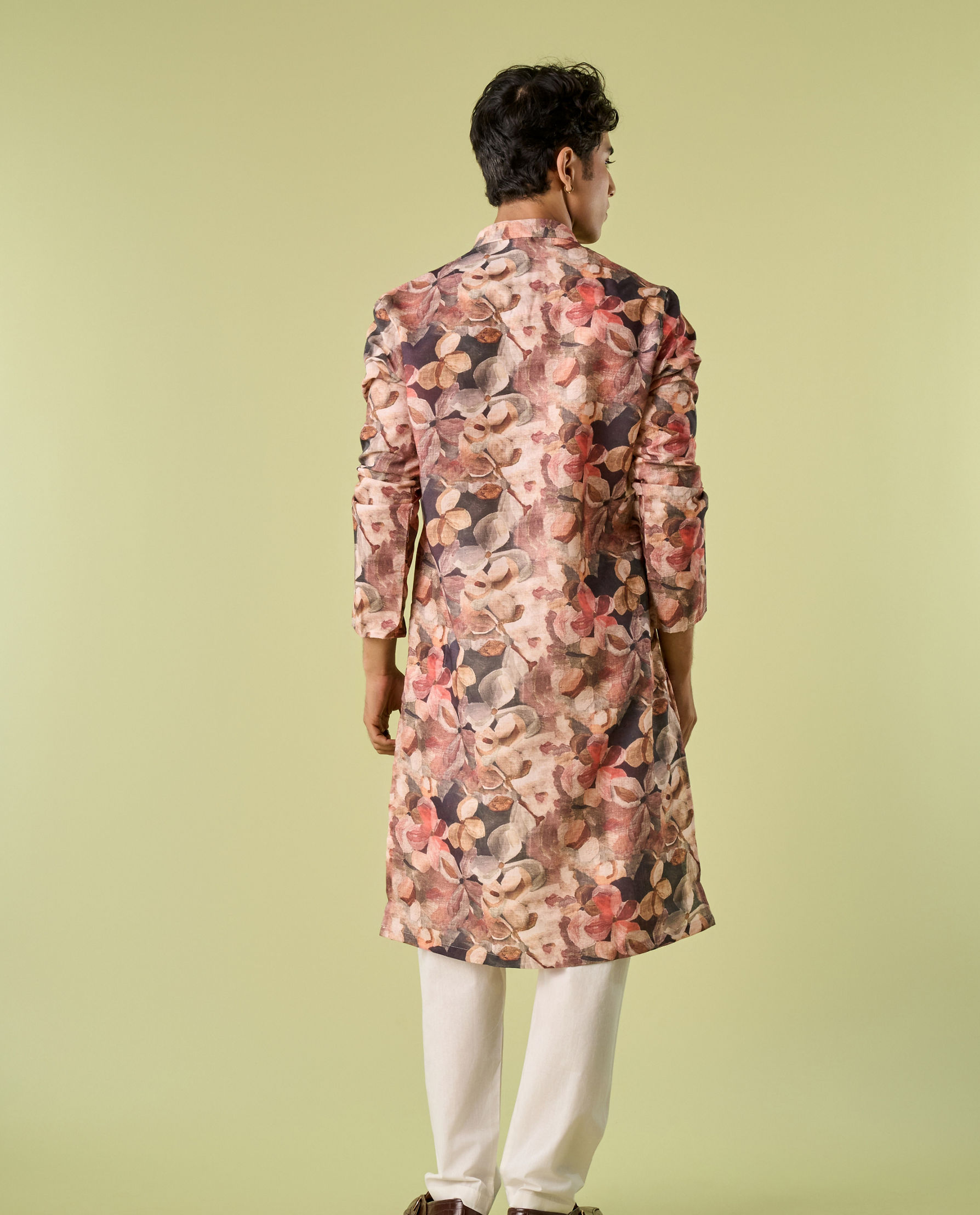 Diwas Men Regal Brown Kurta Pajama