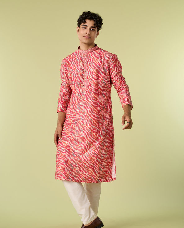 Diwas Men Coral Splendor Kurta Pajama