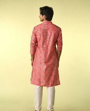 Diwas Men Coral Splendor Kurta Pajama