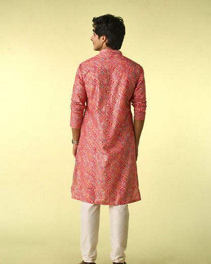 Diwas Men Coral Splendor Kurta Pajama