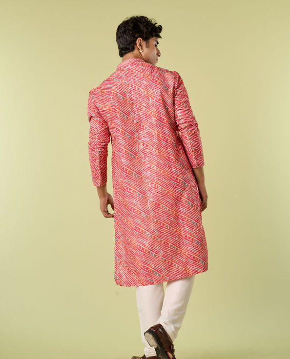 Diwas Men Coral Splendor Kurta Pajama