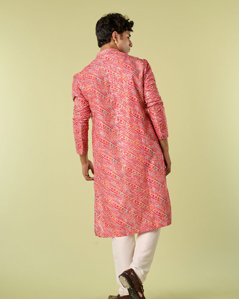 Diwas Men Coral Splendor Kurta Pajama