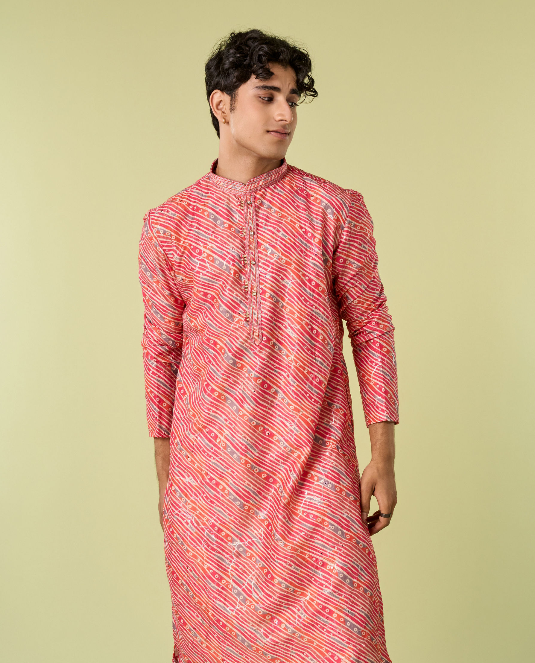 Diwas Men Coral Splendor Kurta Pajama