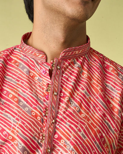Diwas Men Coral Splendor Kurta Pajama