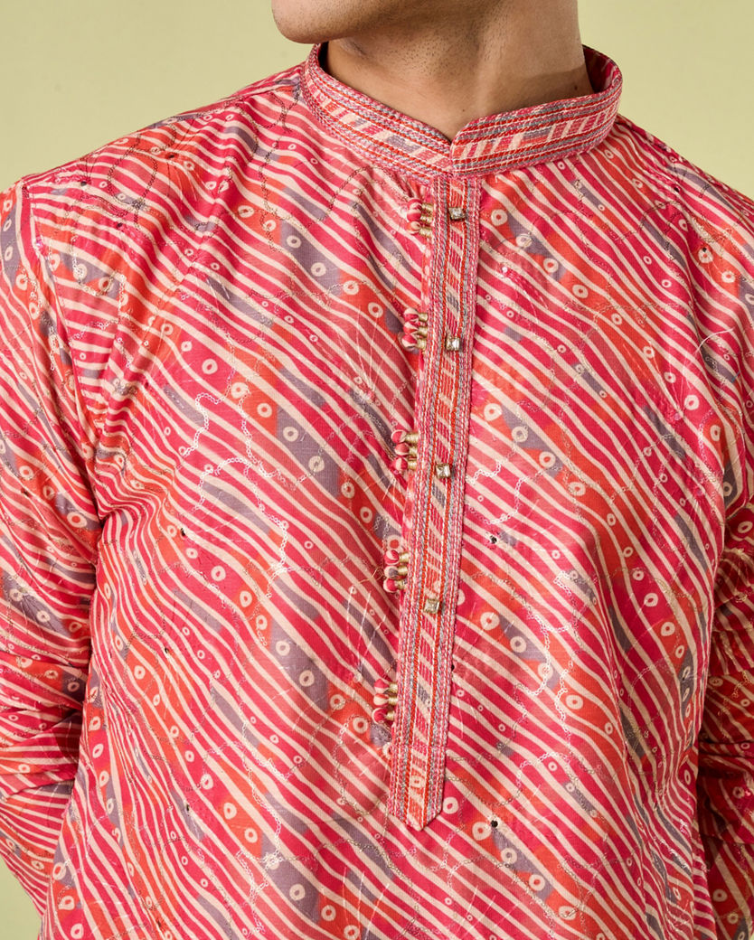 Diwas Men Coral Splendor Kurta Pajama