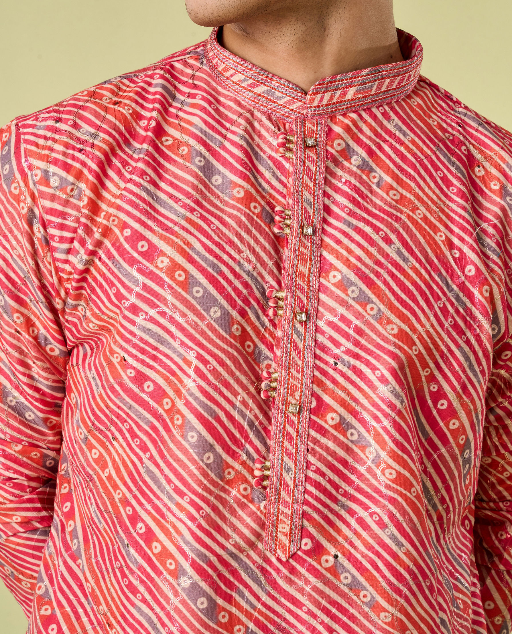 Diwas Men Coral Splendor Kurta Pajama