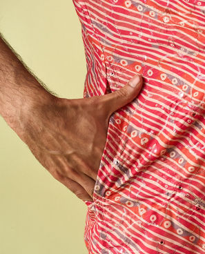 Diwas Men Coral Splendor Kurta Pajama