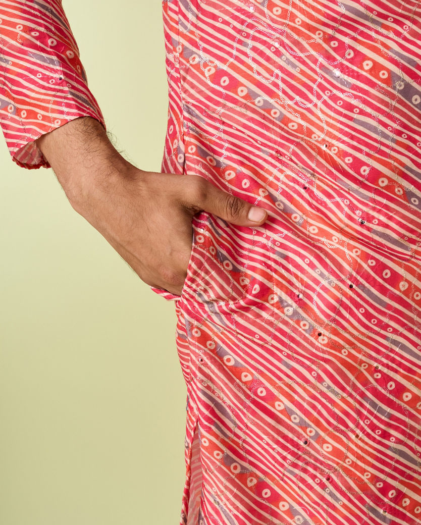 Diwas Men Coral Splendor Kurta Pajama