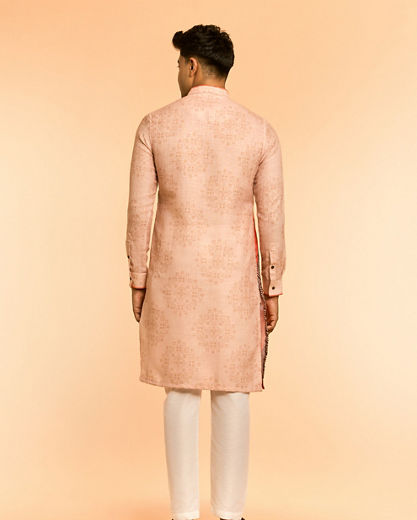 Diwas Men Beige Elegance Kurta Pajama