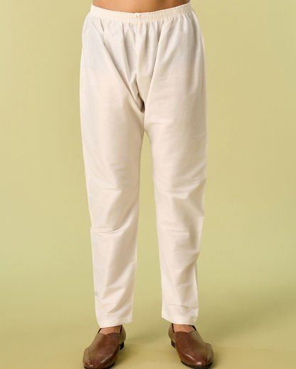 Diwas Men Midnight Blue Cotton Kurta Pajama