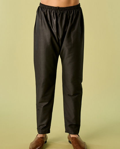 Diwas Men Elegant Dark Blue Kurta Pajama