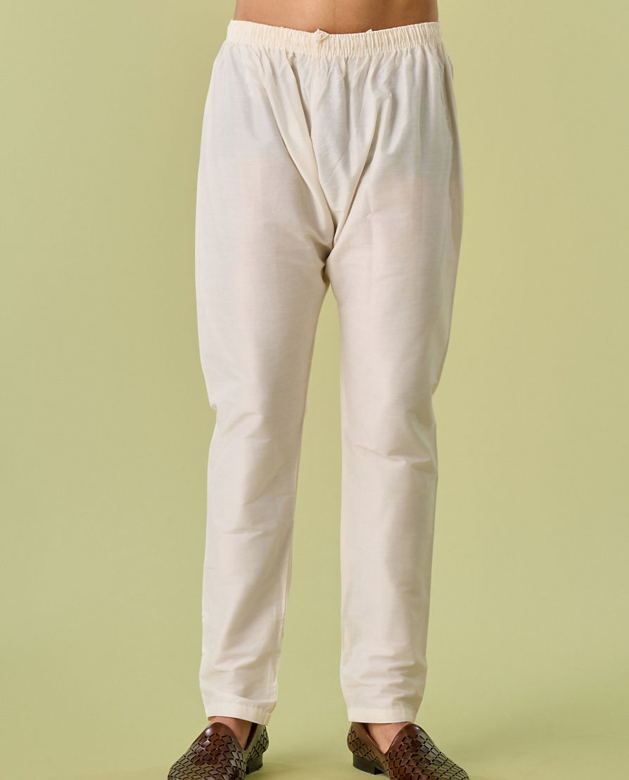 Diwas Men Sun Soaked Mustard Kurta Pajama