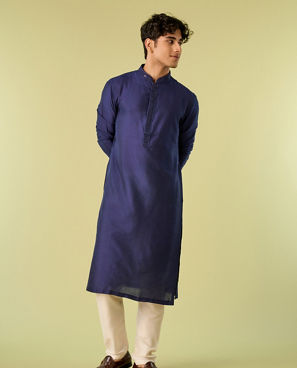 Diwas Men Vibrant Blue Elegance Kurta Pajama