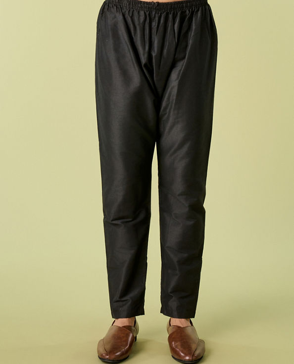 Diwas Men Dark Grey Elegance Kurta Pajama