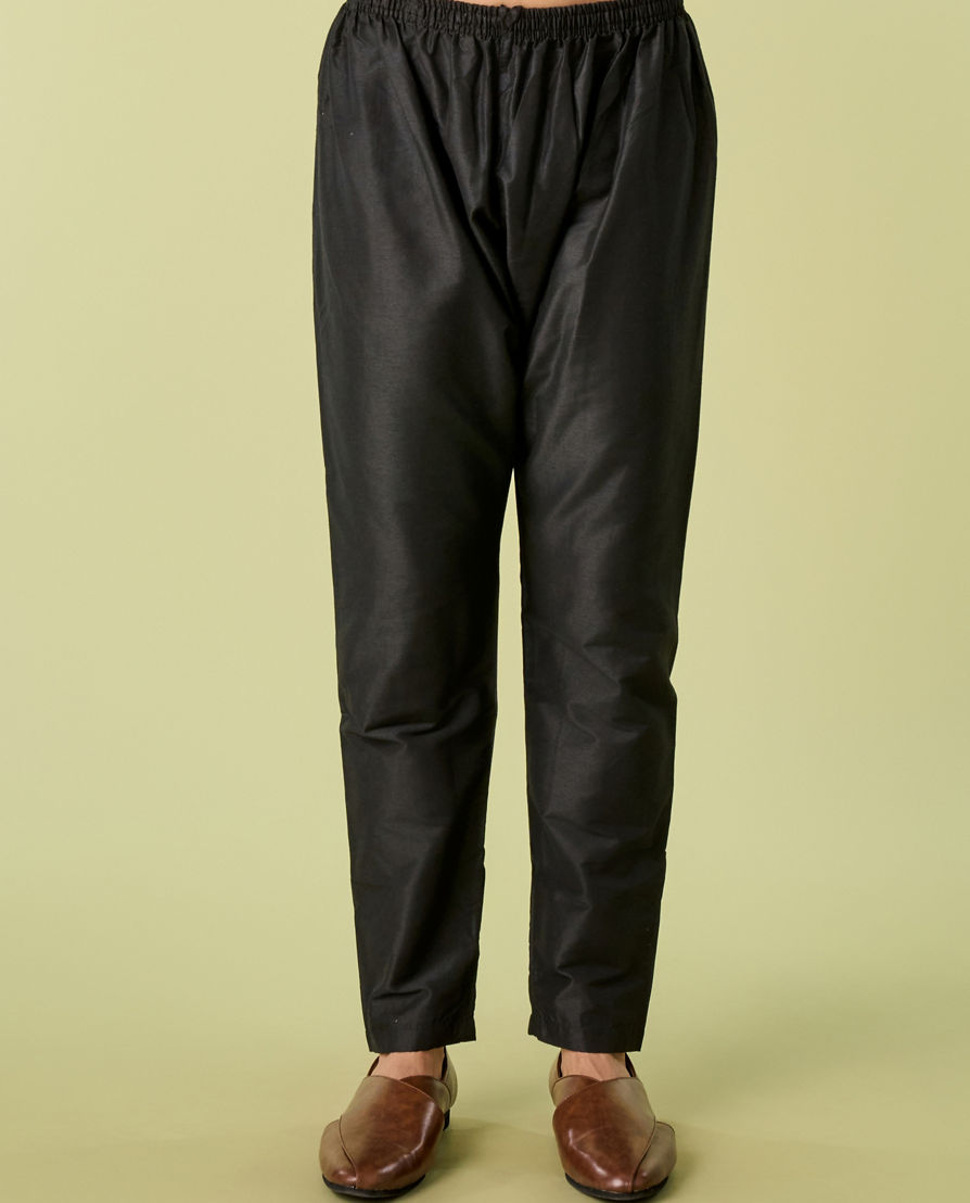 Diwas Men Dark Grey Elegance Kurta Pajama