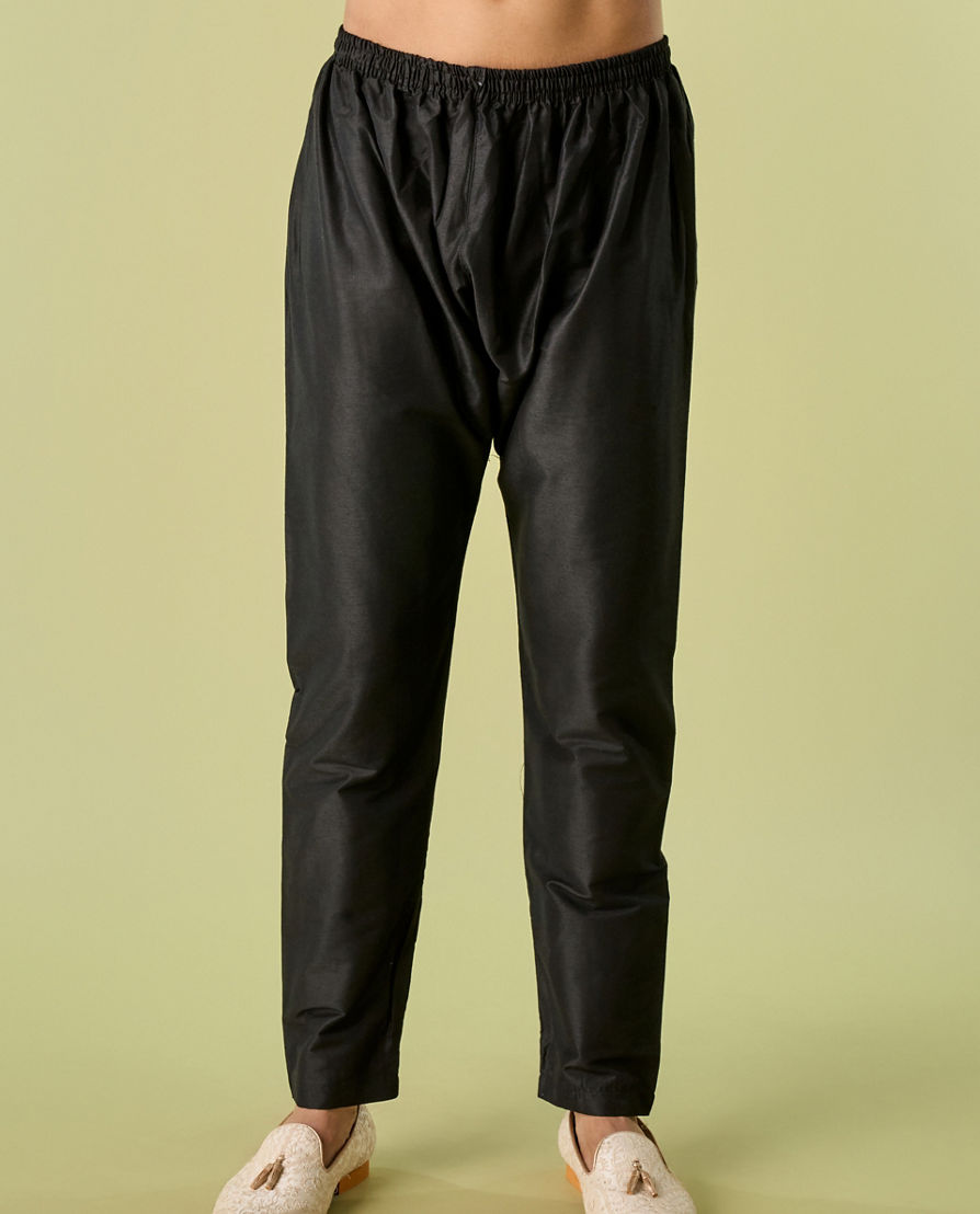 Diwas Men Dark Grey Delight Kurta Pajama
