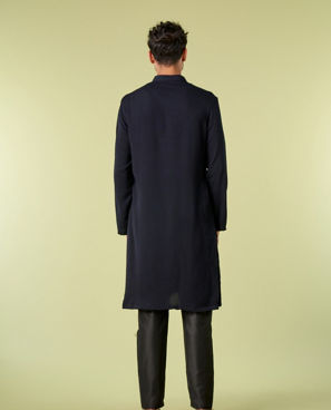 Diwas Men Dark Blue Elegance Kurta Pajama