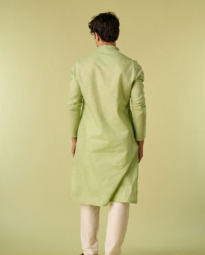 Diwas Men Emerald Delight Cotton Kurta Pajama